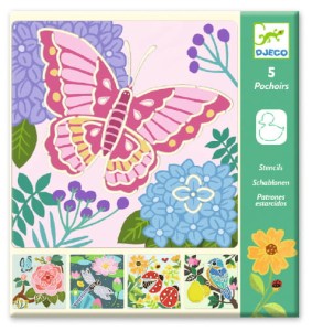 DJECO Szablony do odrysowania OGRÓD 