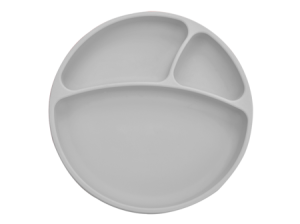 MINIKOIOI Talerzyk silikonowy szary