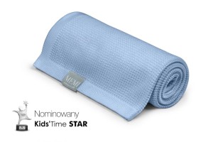 Memi Lekki eukaliptusowy kocyk 80x100 blue sky - eco collection