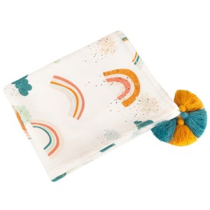 Samiboo Otulacz bambusowy "M" Tęcza 75x100 cm