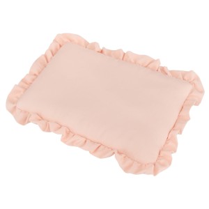 Samiboo Bambusowa poduszka Z FALBANKĄ Brzoskwinia