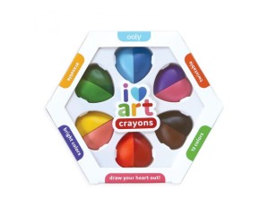 OOly Kredki Dwukolorowe Serca