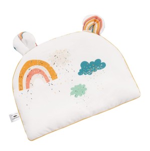 SAMIBOO Bambusowa poduszka tęcza z uszkami 25x35