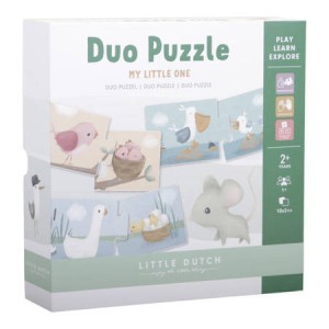 Little Dutch Duo puzzle Flowers & Butterflies