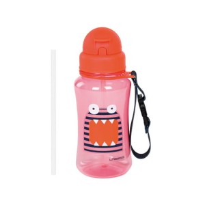 LASSIG Bidon z zapasową słomką Little Monsters Mad Mabel